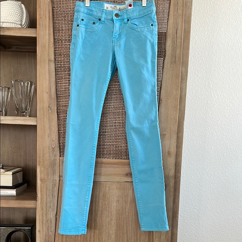 H&M Bright Sky Blue Long Denim Jeans